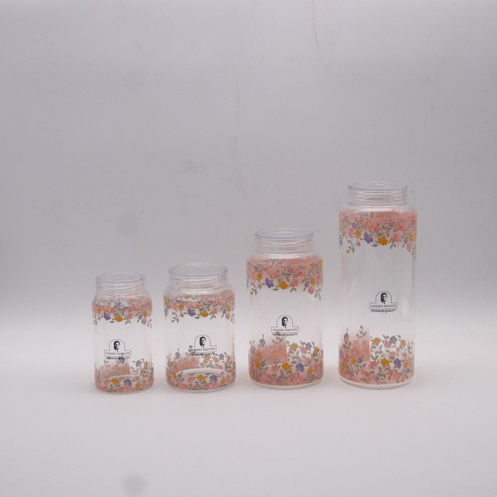 Covel Borosilicate Jar With Lid 1 L - Set Of 1 Pc