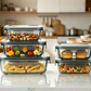 London Rectangle Container - Grey - Set of 5 Pc