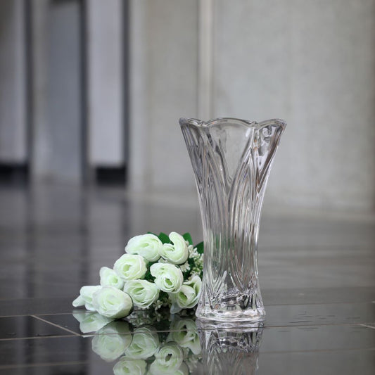 Lavender Crystal Vase