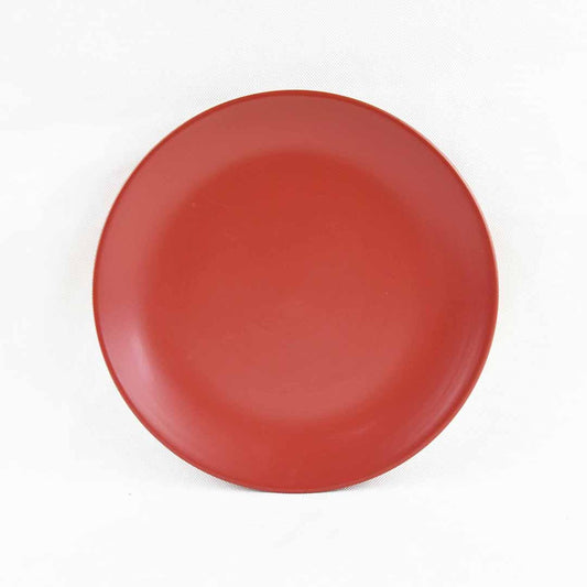 Sango Coupe Shape Dinner Plate 10.5" Set of 1 Pc - Red Matt