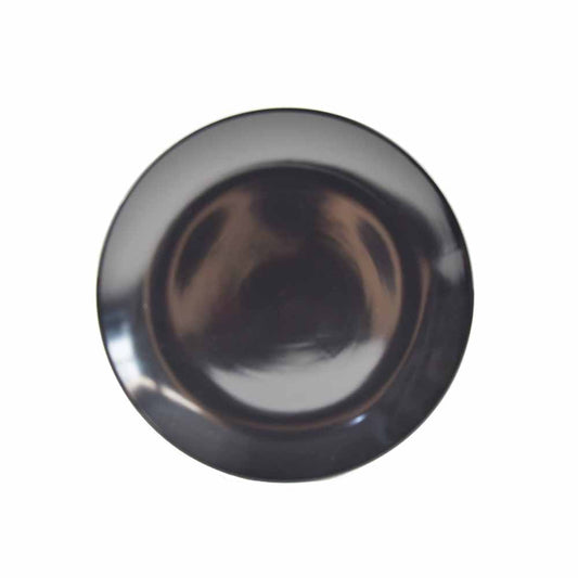 Sango Coupe Shape Dinner Plate 10.5" Set of 1 Pc - Black Glossy