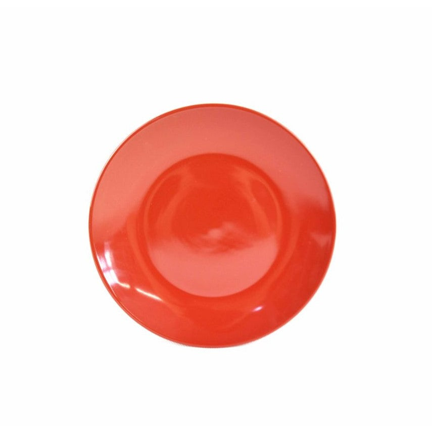 Sango Coupe Shape Quarter Plate 8" Set of 1 Pc - Red Glossy