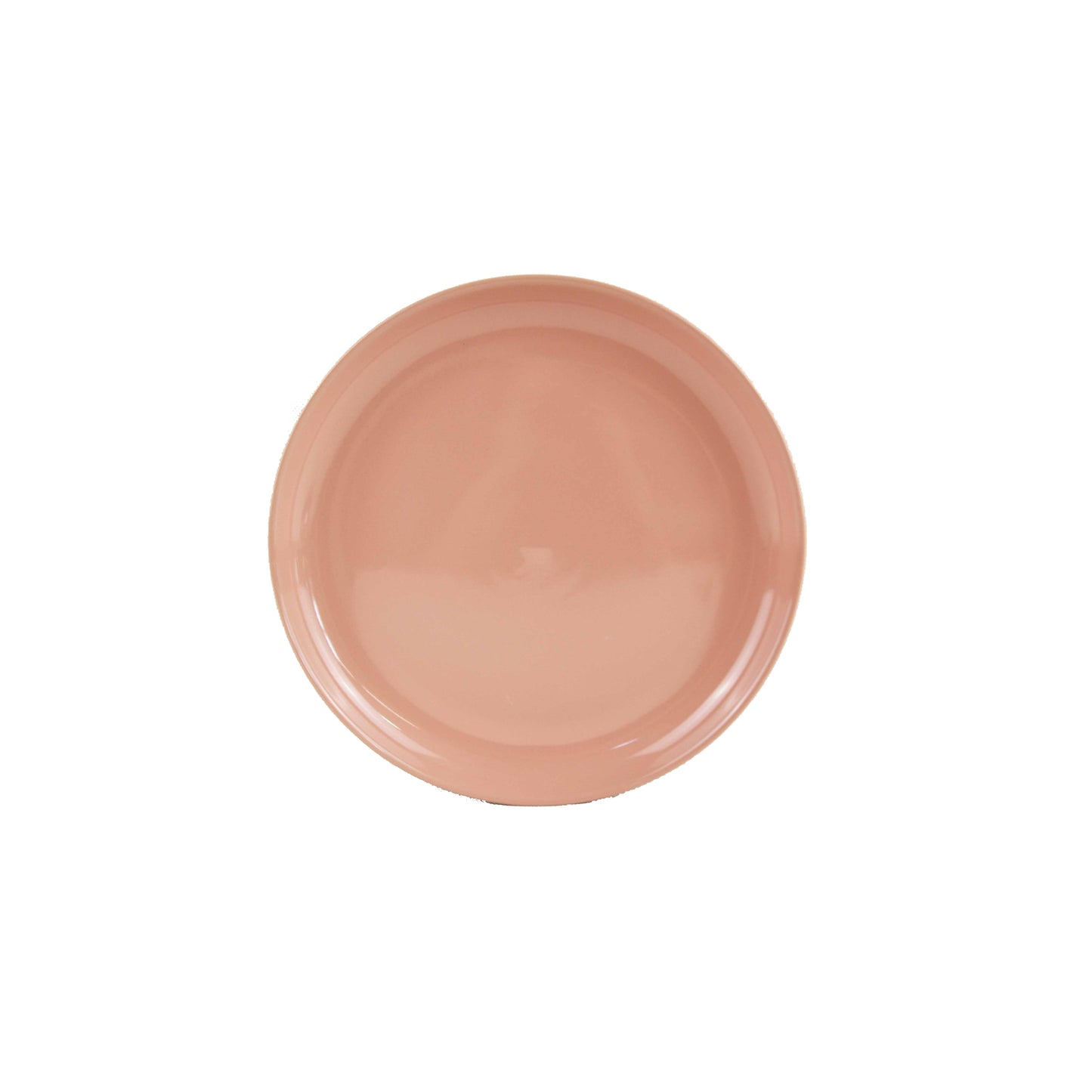 Zoro Straight Shape Quarter Plate 8" Set of 1 Pc - Pink Glossy