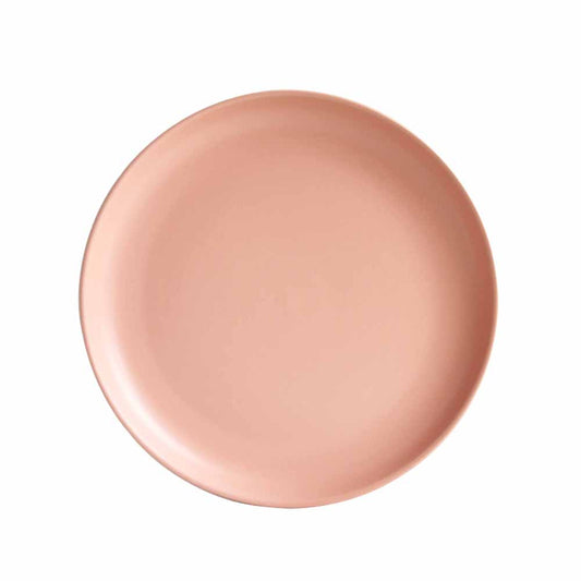 Zoro Straight Shape Dinner Plate 10.5" Set of 1 Pc - Pink Matt