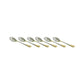 Honey Bee 24 Carat Gold Cutlery Set Table Spoon 6, Soup Spoon 6, Tea Spoon 6, Fork 6 Gold - Set of 24 Pcs