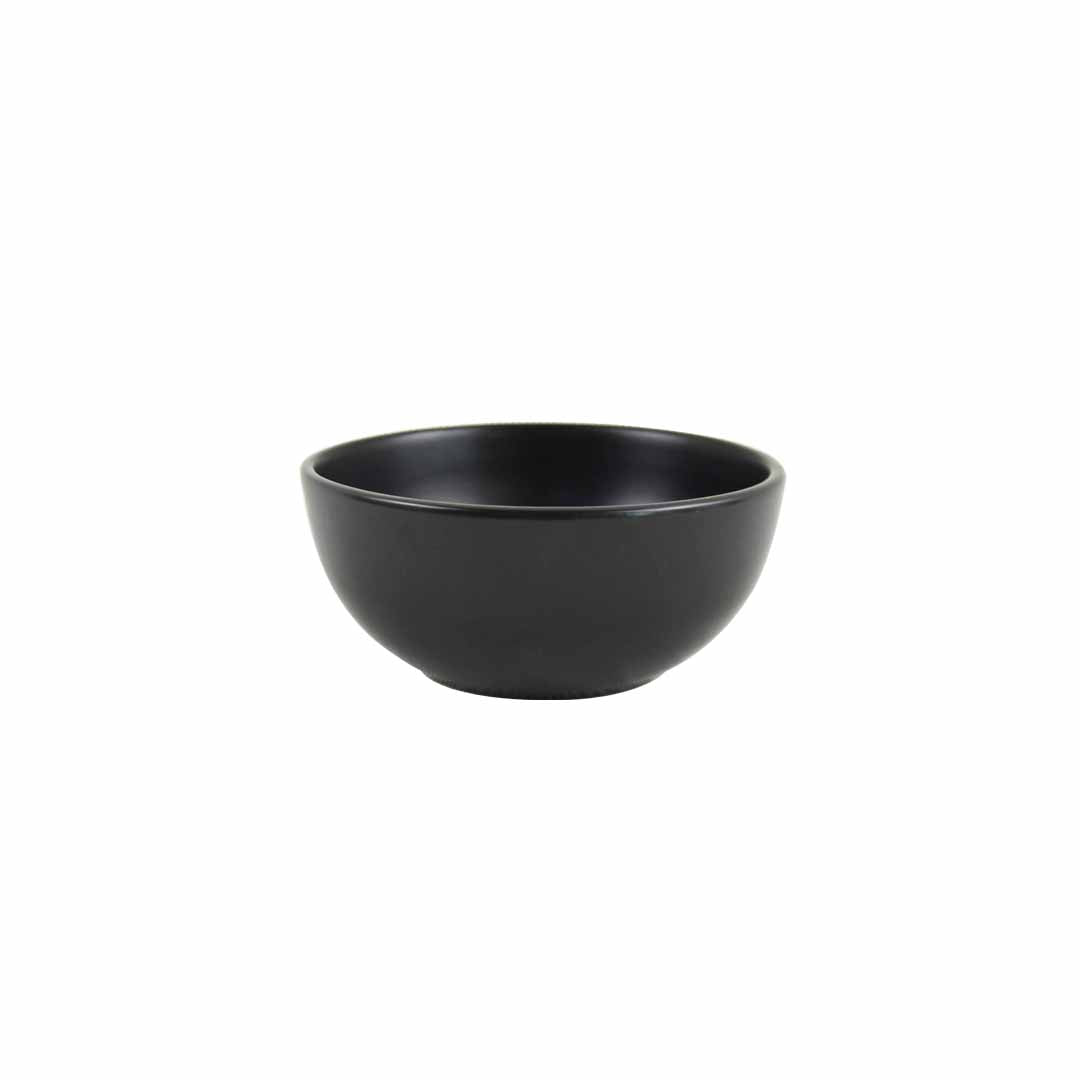 Sango Coupe Shape Veg Bowl 4" Set of 1 Pc - Black Matt