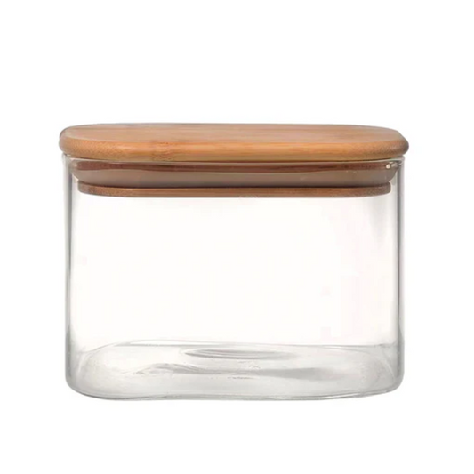 Vera Borosilicate Rectangle Jar 750 ML - 1 Pc