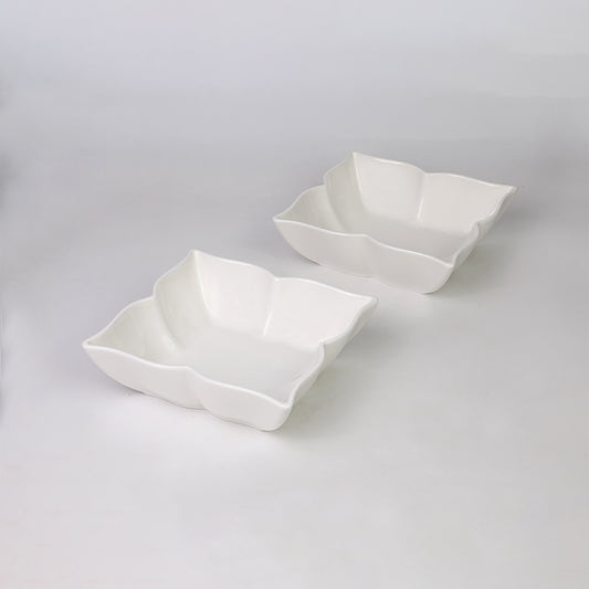 Granite Salad Bowl 20x20x5 CM - Set of 2 Pcs