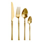 24 Pcs Premium Gold Collection Cutlery Set