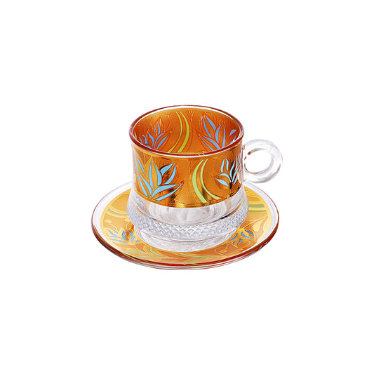 Yamasin - Premium Gold Collection Cup & Saucer 180 ml - Set of 12 Pcs