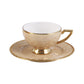 Fastro Cup & Saucer 180 ML - Set of 12 Pcs - Brown