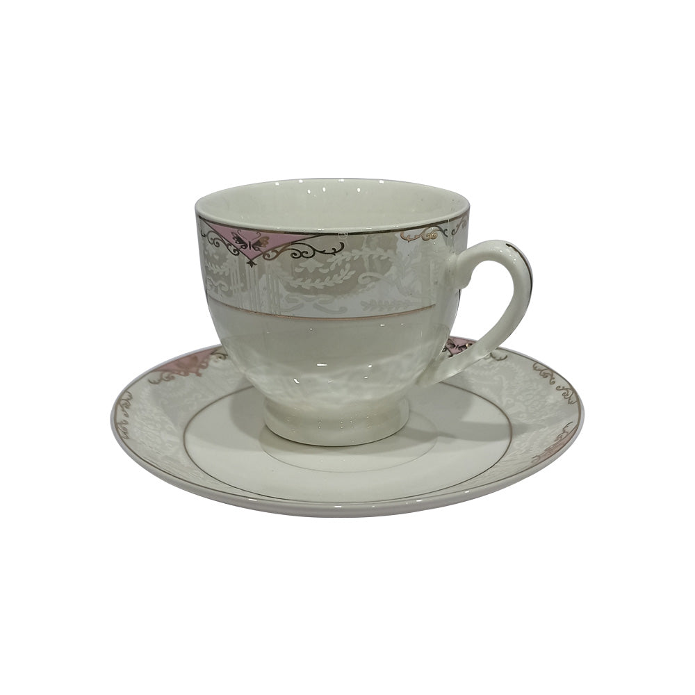 Cup & Saucer 160 ML - Set of 12 Pcs