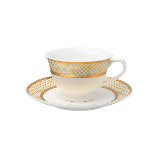 Cup & Saucer 160 ML - Set of 12 Pcs