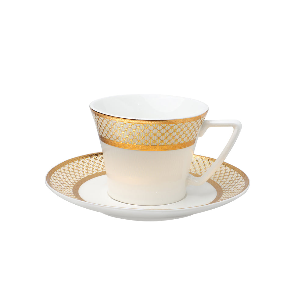 Cup & Saucer 160 ML - Set of 12 Pcs