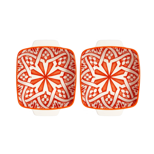 Orion 7'' Square Dish Set - Set Of 2 Pc