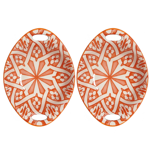 Orion 7'' Oval Dish  Set - Set of 2 Pc