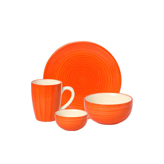 Charlotte Dinner Set Set of 23pcs - Orange