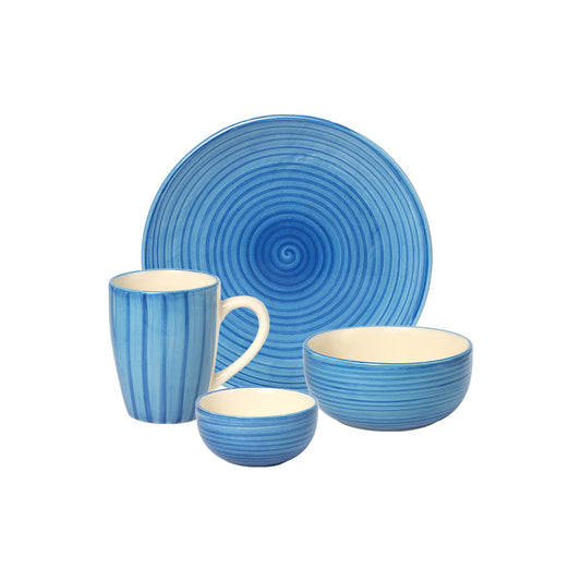 Charlotte Dinner Set Set of 23pcs - Blue