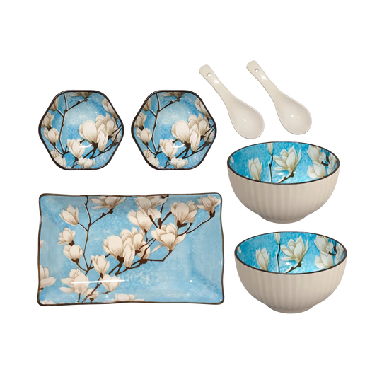 Vespar Dinnerware Set - Set of 7 Pc