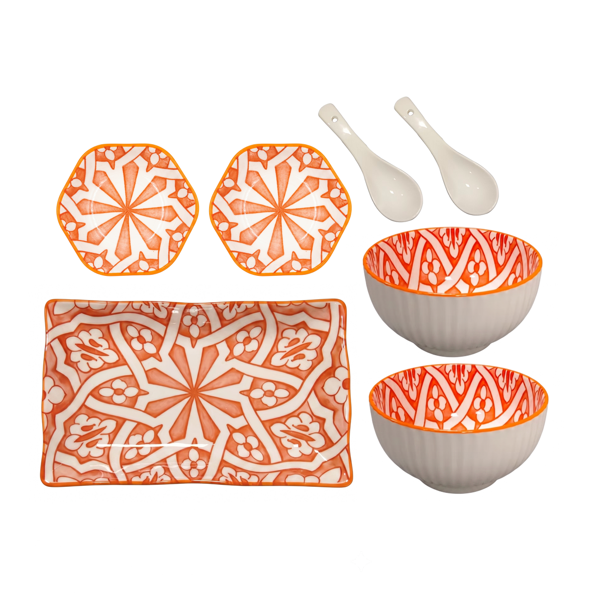 Orion Dinnerware Set - Set Of 7 Pc
