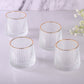 Yamasin - Crystal Rolling Juice Glass - 165 ml Set of 6 Pcs