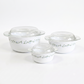 Moonstone Opalware Casserole Set - Set of 6 Pc