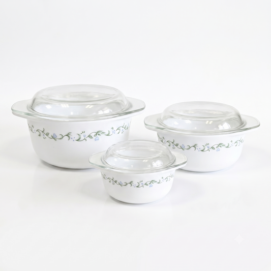 Moonstone Opalware Casserole Set - Set of 6 Pc