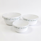 Moonstone Opalware Casserole Set - Set of 3 Pc