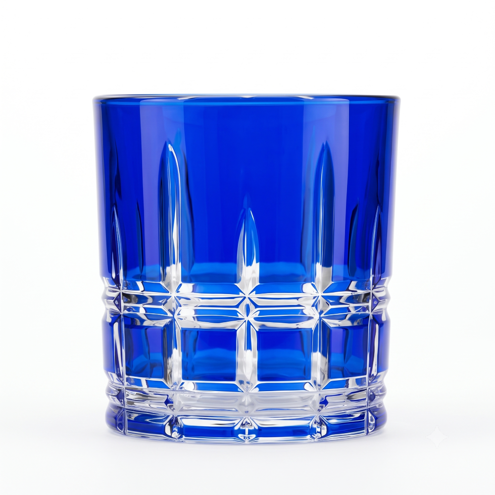 Quebec Whisky Glass-Red 330 Ml Set Of 6 Pcs