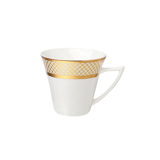 Premium Gold Collection Tea Cup Set 210 ML Set of 6 Pcs