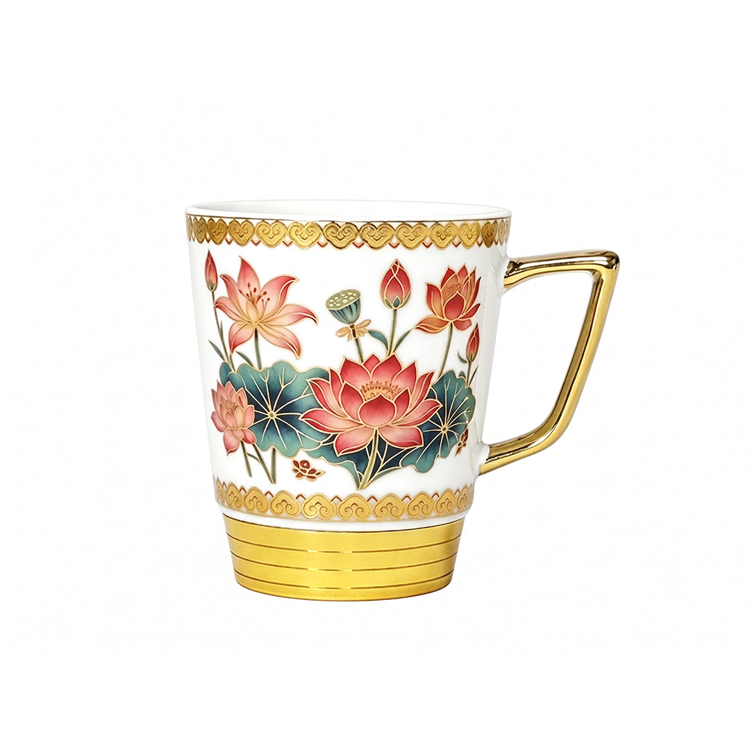 Premium Design Mug Set - 180 Ml - Set Of 6 Pcs
