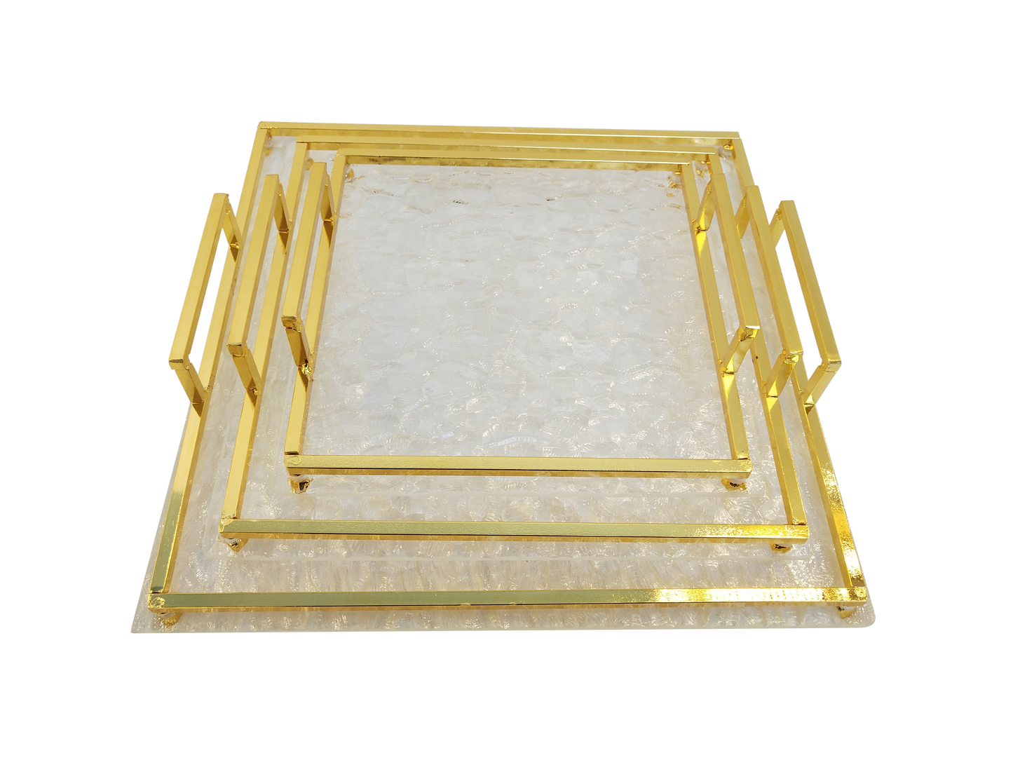 Unity Tray - Small + Medium + Large Set of 3 Pcs - Gold