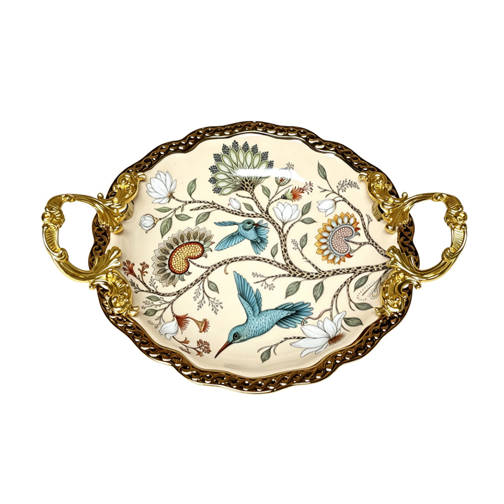 Bliss 25 Cm - Round Platter With Handle