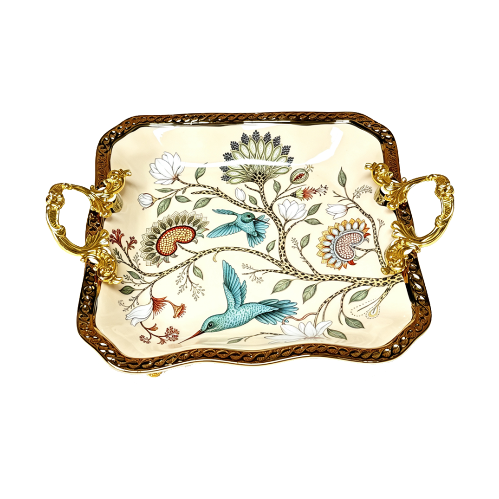 Bliss 25 Cm - Square Platter With Handle
