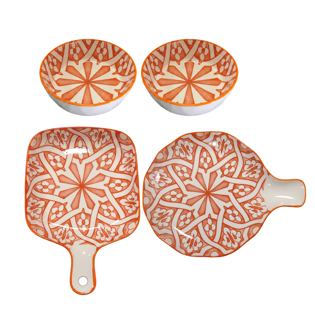 Orion Plate & Dish Set - Set of 4 Pcs