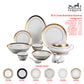 Round Bone China Dinner Set Set of 38 Pcs