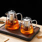 Modern Borosilicate Kettle With Lid 850Ml