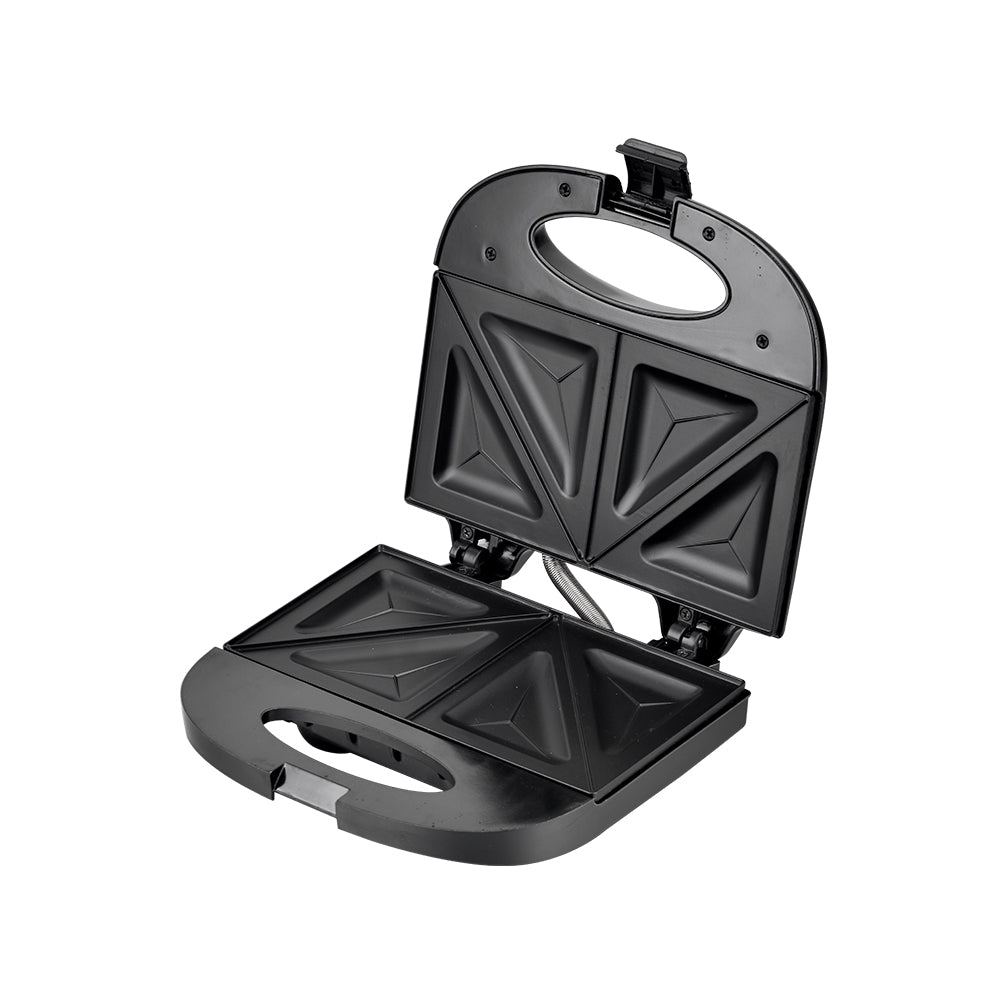 Classic Sandwich Toaster Black + Silver