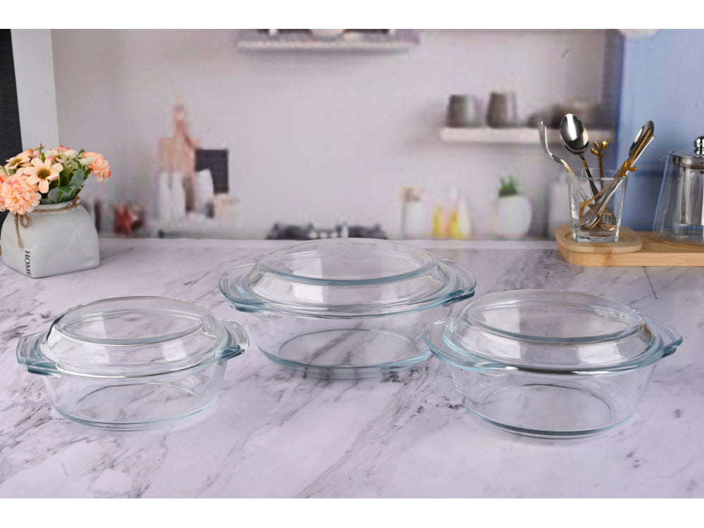 Tiva Round Casserole Set 1 pc- 700ml