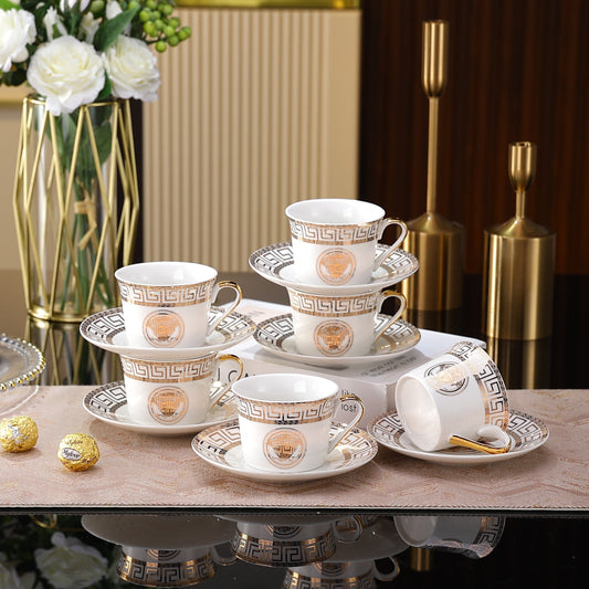 15 Pcs Premium Gold Collection Tea Set