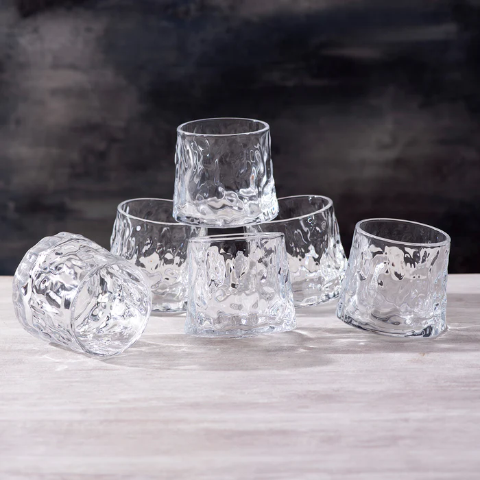 Yamasin - Crystal Rolling Juice Glass 165ml - Set of 6 Pcs